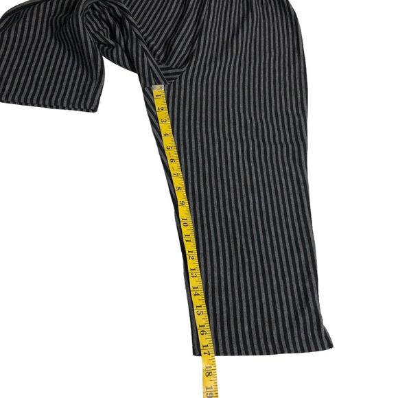 Vintage Carolina Colours Pants Womens M Striped Crop Pull On Elastic Waist Knit - Picture 8 of 10